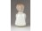 Jelzett Aquincumi porcelán kislány figura
