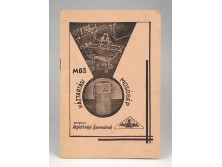 Régi M03 Hajdú mosógép használati útmutató 1960