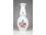 Hibátlan kézifestéssel Herendi díszített virágdíszes porcelán váza 21.5 cm