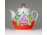 Régi kisméretű porcelán kávéskanna 13.5 cm