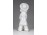 Sri Lanka-i pizsamás kislány porcelán figura 13.5 cm