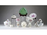Vegyes Hollóházi porcelán csomag 12 db