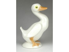 Régi jelzetlen porcelán kacsa