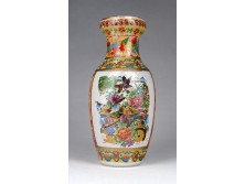 Kínai mintás porcelán váza 15 cm