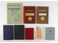 Régi személyes irat igazolvány csomag 8 darab