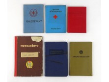 Régi személyes irat igazolvány csomag 6 darab