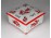 Régi különleges Drasche porcelán bonbonier ékszertartó