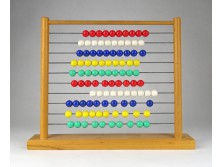 Régi abakusz abacus számológép 26 x 32 cm