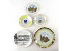 Régi vegyes porcelán tányér csomag 5 darab