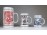 Jelzett Hollóházi porcelán söröskorsó 3 db