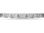 Régi kínai hat személyes porcelán kávéscsésze készlet