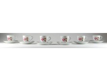Régi kínai hat személyes porcelán kávéscsésze készlet