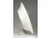 Régi vastagfalú fehér porcelán pecsenyés tál 24 x 35.5 cm