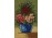 Keretezett asztali virágcsendélet gobelin 34 x 26 cm