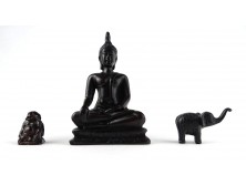 Vegyes szerencsehozó keleti Buddha elefánt 3 darab