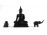 Vegyes szerencsehozó keleti Buddha elefánt 3 darab