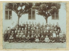 Régi iskolai fotográfia csoportkép GÉVAY SZEGED