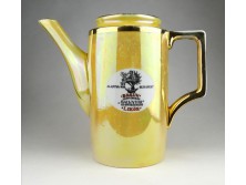 Zsolnay porcelán teáskancsó BRAUN TESTVÉREK - SALVATOR LIKŐR - REKLÁM TERMÉK 