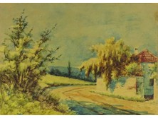 Uzsoki B. jelzéssel : Falu vége