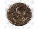 Régi Szent Benedek bronz emlékérem 1980