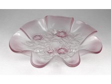 Német Waltherglas üveg kínáló tál tálka 21 cm