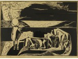 Dér István : "Ökrök" 1974