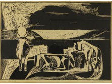 Dér István : "Ökrök" 1974