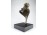 Hatalmas levelibéka bronz kisplasztika márvány talapzaton 34.5 cm
