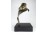Hatalmas levelibéka bronz kisplasztika márvány talapzaton 34.5 cm
