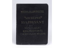 Régi vasúti igazolvány MÁV 1949