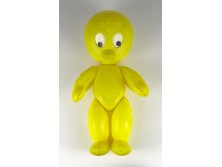Retro nagyméretű műanyag trafikáru mackó 33 cm