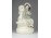 Régi kézzel festett porcelán gyermek pár szobor 14.5 cm 