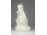 Régi kézzel festett porcelán gyermek pár szobor 14.5 cm 