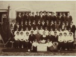 Antik Szegedi Általános Munkás Dalegylet csoportkép fotográfia AUER SZEGED