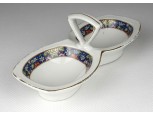 Régi jelzett cseh MZ Altrohlau porcelán sótartó