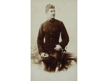 Antik fotográfia katona fotó HÁVEL ÁGOSTON LOSONCZ