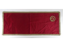 Régi díszes mikroplüss terítő nipp alátét 37 x 89 cm