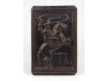 Hortobágyi csikós fali kerámia 18 x 12 cm