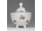 Régi kisméretű virágdíszes lábas porcelán bonbonier