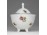 Régi kisméretű virágdíszes lábas porcelán bonbonier