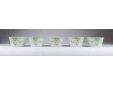 Régi bécsi szecessziós Victoria Austria porcelán tál tálka 5 darab