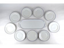 Régi Epiag HÜTTL TIVADAR 9 személyes porcelán süteményes készlet