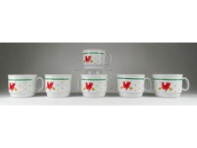 Retro jelzett porcelán bögre készlet 4 darab
