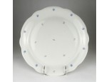 Régi Zsolnay porcelán süteményes kínáló tál 29.5 cm
