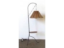 Antik kovácsoltvas egyedi állólámpa 138 cm