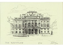 Litvai : Pozsony Szlovák Nemzeti Színház 14 x 18 cm