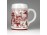Jelzett Alföldi porcelán söröskorsó 14 cm