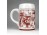 Jelzett Alföldi porcelán söröskorsó 14 cm