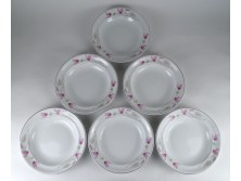 Hollóházi porcelán étkészlet tányér készlet 6 darab