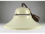 Retro vajszínű formatervezett fém csillár 50 cm